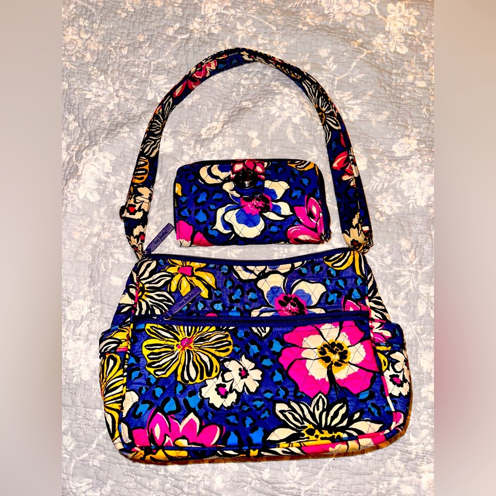Vera Bradley Purse and Wallet Set